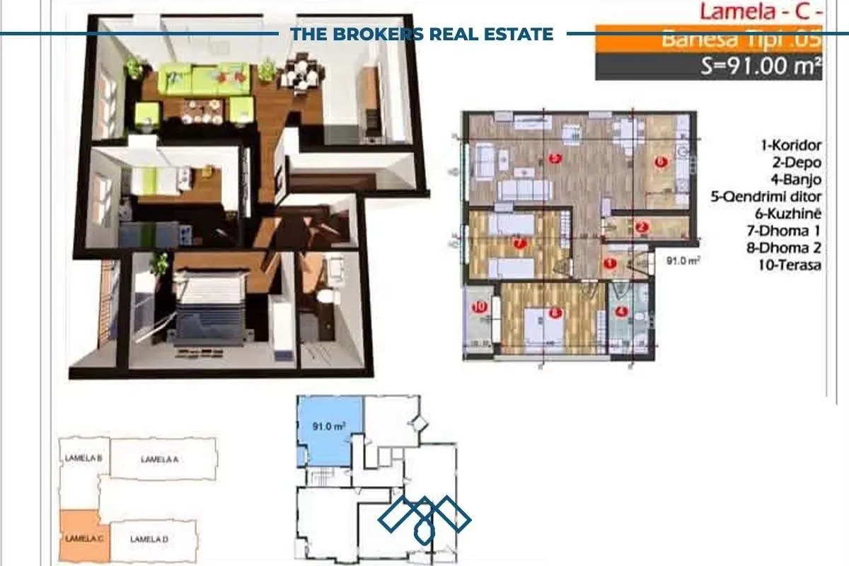 Banesë në shitje 91m2 – Fushë Kosovë – Bresje. – foto 9