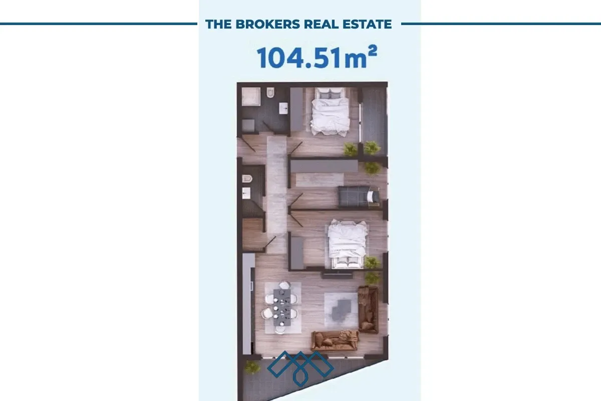 Banesë në shitje 104,51m2 - Arbëri/Dragodan. – foto 16