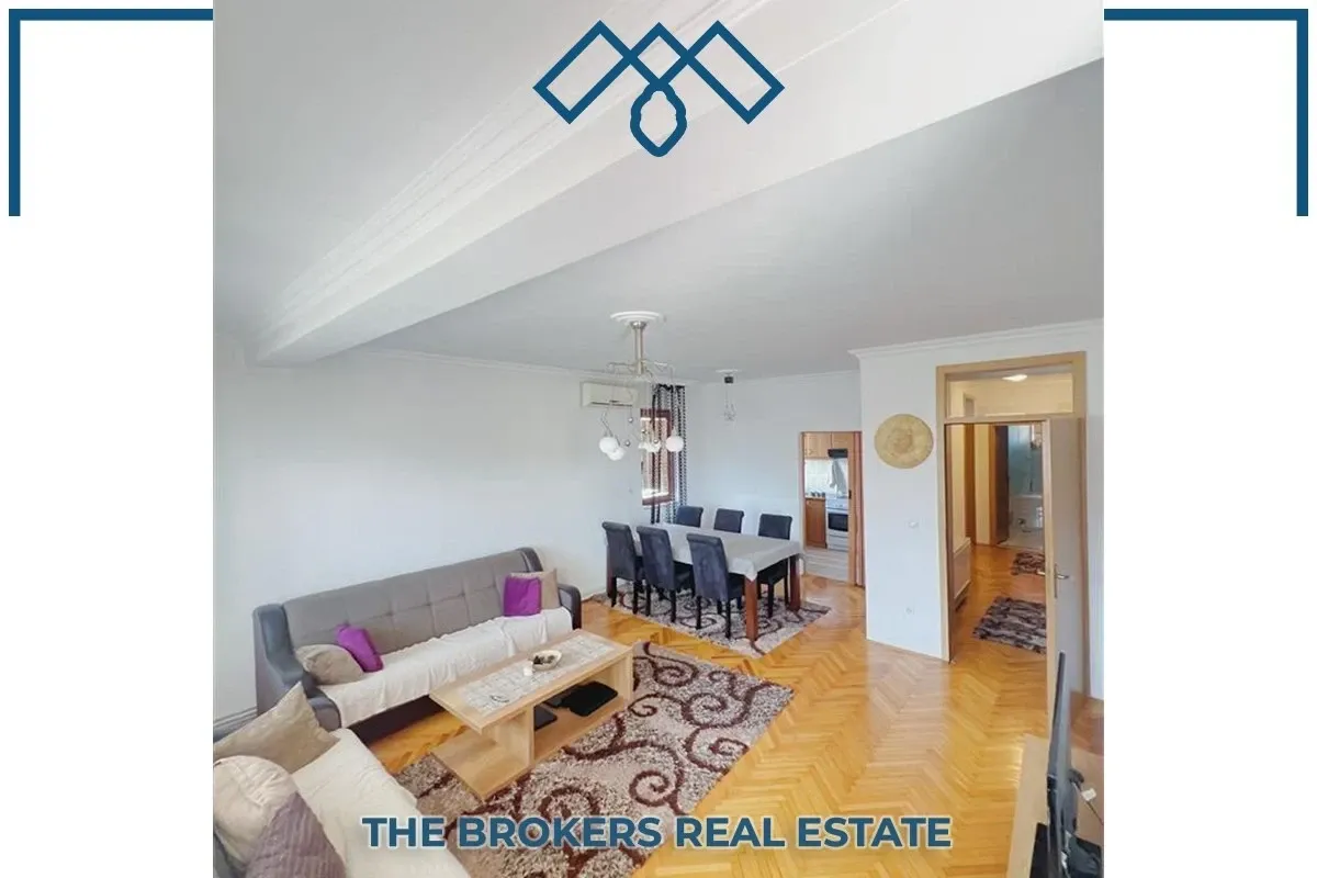 Ofrohet për qira #banesa 85 m² në qendër të Prishtinës, me adresë Rr. Andrea Gropa, pas ndërtesës së Qeverisë. – foto 1