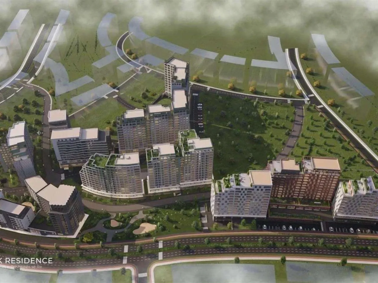Banesa me sipërfaqe prej 120 m² ndodhet në kompleksit Park Residence, në Rrugën A. – foto 1